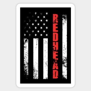 Redhead Flag Sticker